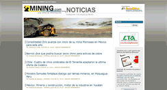 Desktop Screenshot of noticiasmineras.mining.com